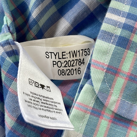 Vineyard Vines Plaid Slim Fit Tucker Long Sleeve Button Down Shirt - Picture 9 of 12